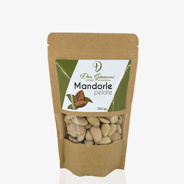 Mandorle pelate Biologiche Puglia Masseria Don Giovanni